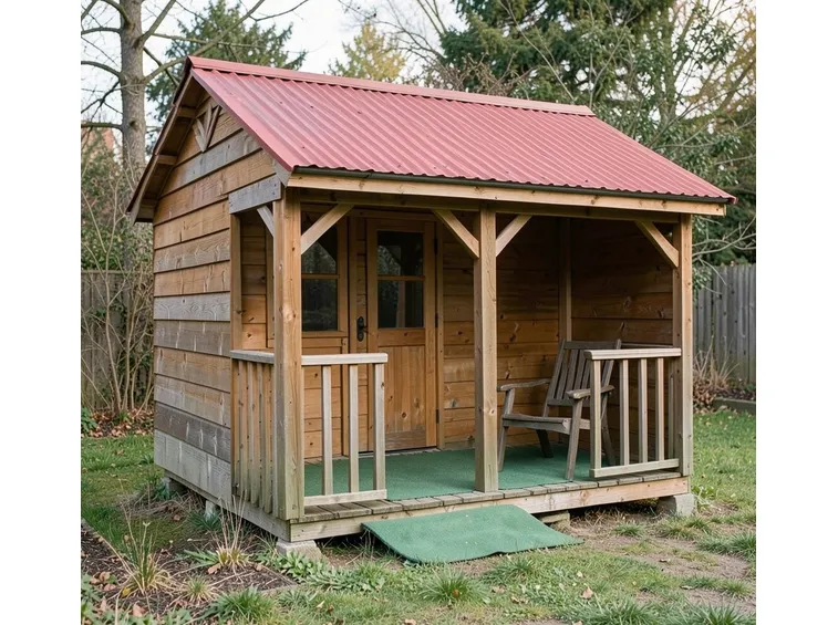 Casette in legno da giardino